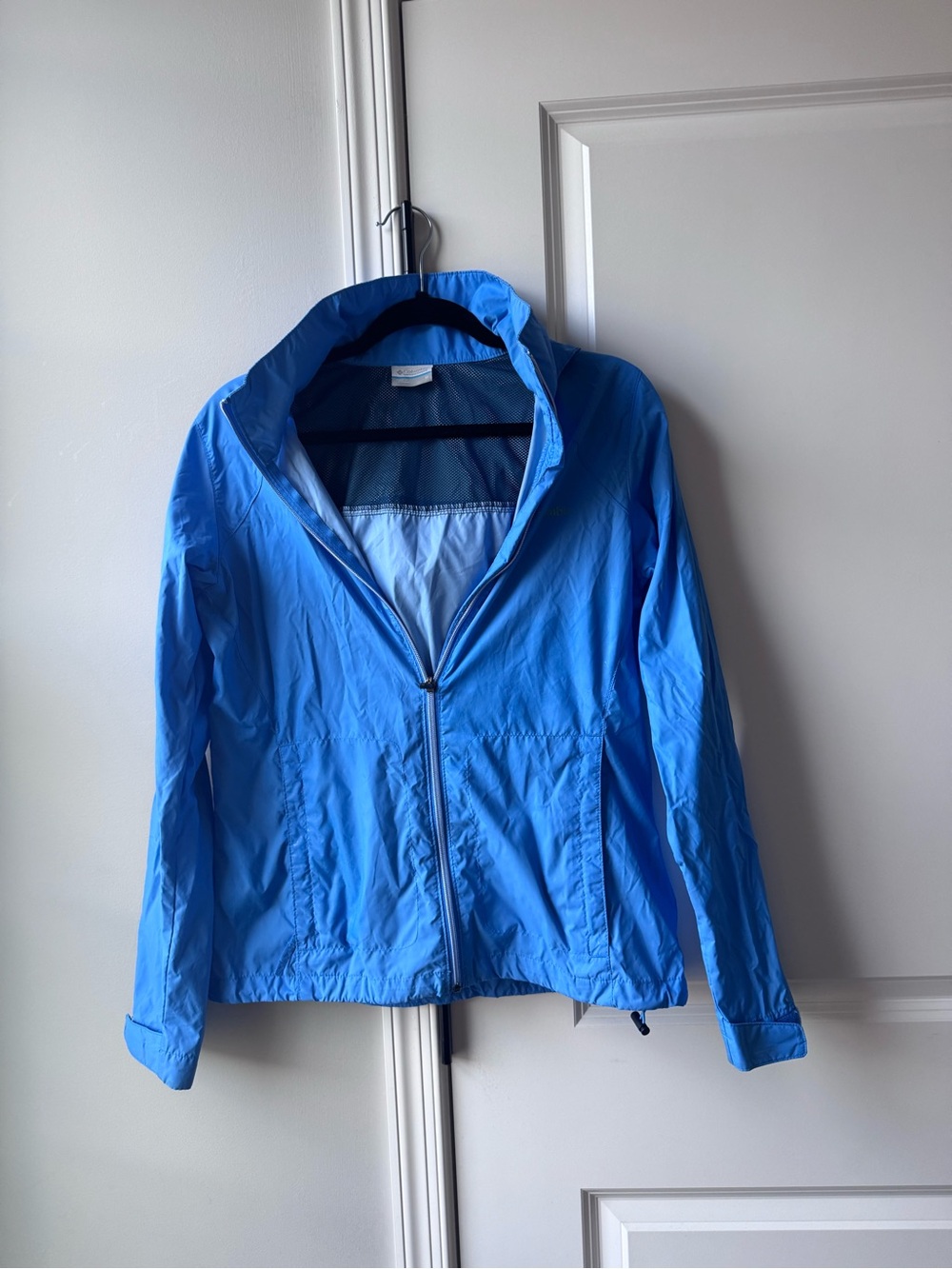 Columbia Bright Blue Women's Packable Rain Jacket